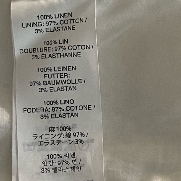 J.Crew White  100 % Linen Coat/Jacket - Brand New - Picture 4 of 4